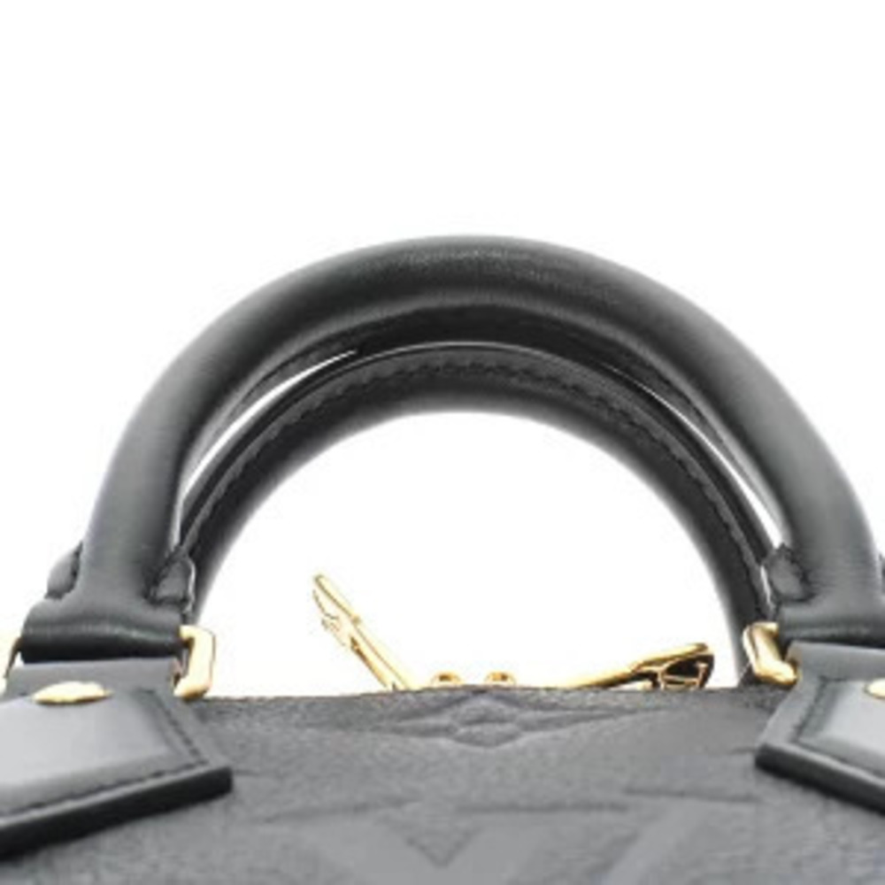 Louis Vuitton Noir Black Handbag Empreinte Monogram Leather Speedy Bandouliere - Picture 4 of 7